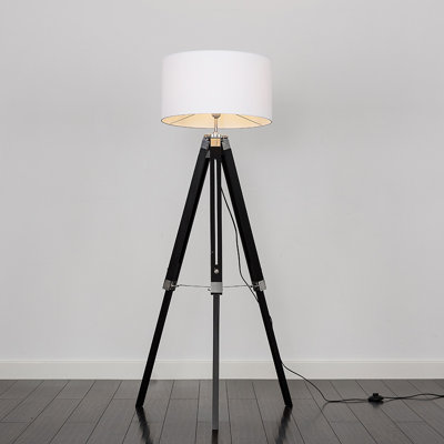Simmonds 143.5cm Matt Tripod Floor Lamp