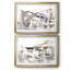 Right Conditions I - Ensemble de 2 reproductions de cadres photo-1546167117-1546167116