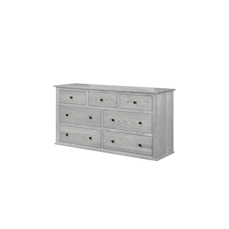 Commode 7 tiroirs Traditional, Blanc éclatant