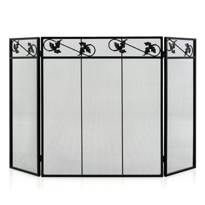 Dheftera 127cm x 2.54cm Steel Spark Screen