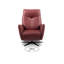 Luxor Genuine Leather Swivel Electric Recliner-1024017640