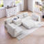 Ensemble de canapé modulaire rembourré, ensemble de canapé de salon modulaire en forme de L de 100 po avec 5 coussins, canapé-lit bricolage pour salon, appartement, chambre à coucher-296250966