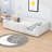 Upholstered Platform Bed with Charging Station