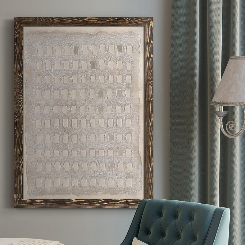 Pearl Punch Card II - reproduction de photo sur toile, Noyer, H 43,5 po x l 31,5 po x P 1 po