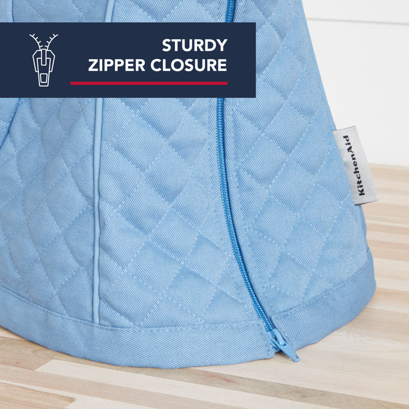 KitchenAid® Quilted Fitted Mixer Cover, Blue Velvet