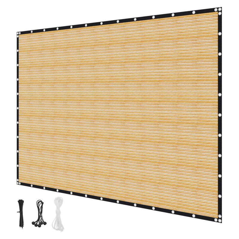 VEVOR Plastic Replacement Canopy, 365.8cm H x 609.6cm W x 0.3cm D, Beige