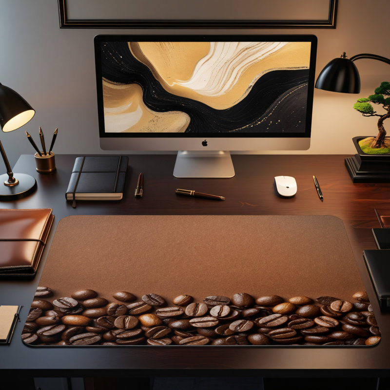 Polyester Desk Pad, 14.4x12.1