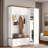 5-in-1 Hall Tree With Bench, Coat Rack, Drawers, Cabinets And Extra-large Side Storage Space-630108959