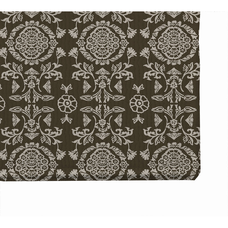 Aubry Decorative Bathmat, Single - 34" L x 21" W, Brown