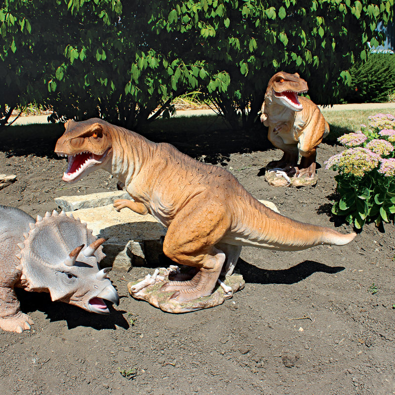 Statue de dinosaure à l'échelle T-Rex Raptor