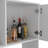 Colorado Pantry Cabinet, Three Open Shelves
