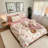 Floral Printed Bedding Set With-115708269