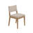 Solid Wood and Flax Upholstered Dining Chair-1773892035-1773892034-1792400816