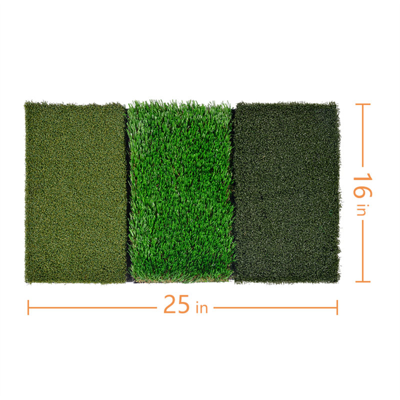 Galileo Plastic Golf, Green/Gray, 1.97" H x 16" W x 25" D