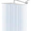Pomme de douche carrée en acier inoxydable de 10 po avec pomme de douche à débit d'eau constant-124566309