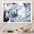 Toile blanche avec cadre photo