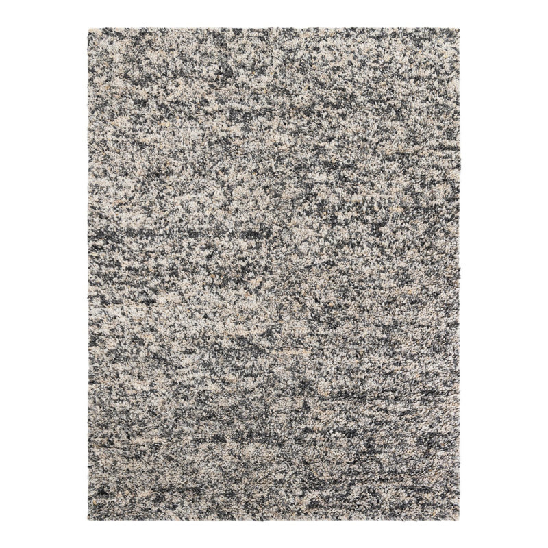 Yanaliz Hand Loomed Wool Indoor Rug, Rectangle 9' x 12'
