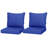 4 Navy Blue Outdoor Cushion For Patio Chairs, Relaxing Seating Garden Seat And Pillow , 4, Comfortable Option