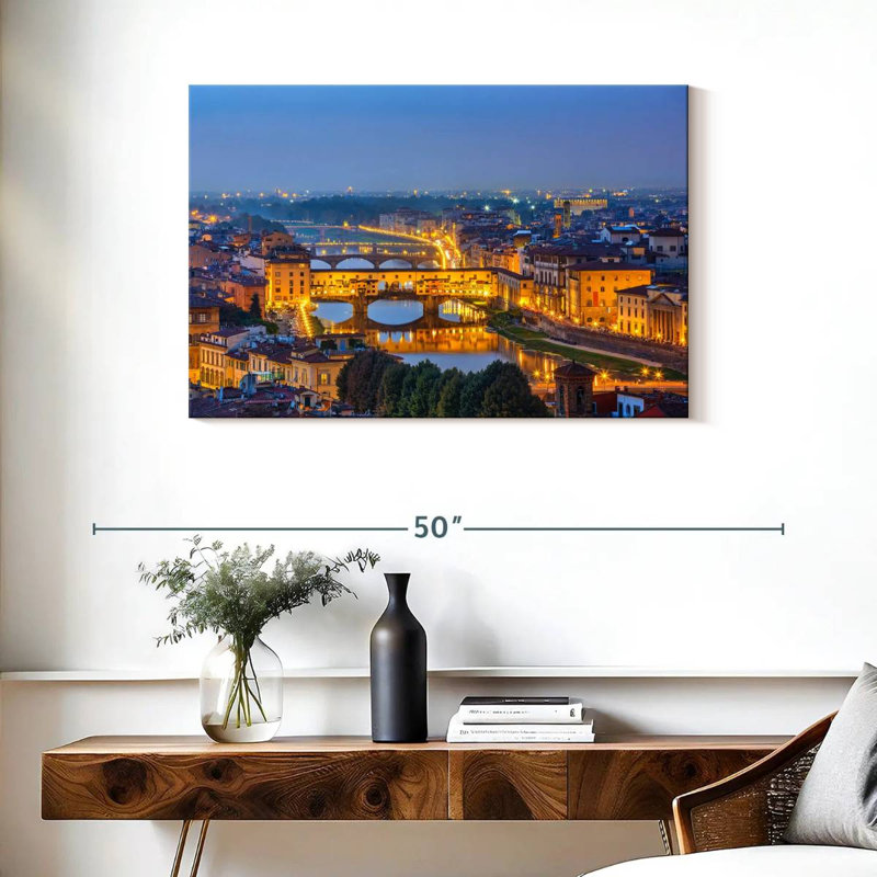Ravi Florence By Nightfall, 24" H x 36" W