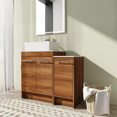 Meuble-lavabo simple 35,47 po avec comptoir