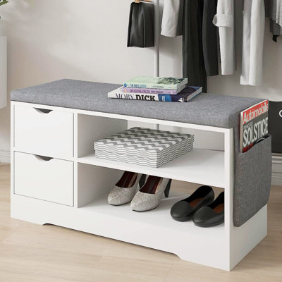 6 Pair Shoe Storage Bench