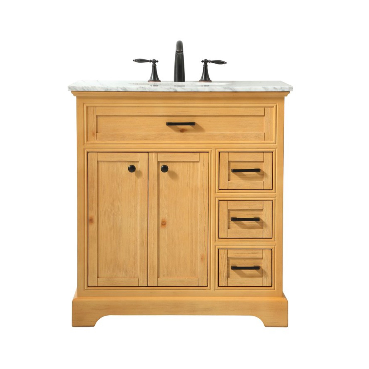 Hermes 32'' Single Bathroom Vanity, Natural