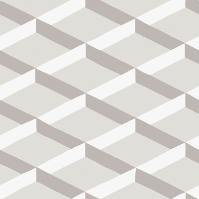 Luxe Shadow Trellis Wallpaper