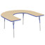 Table d'activité 60 "x 66" en forme de T avec pieds réglables-580520424-573455673-538156477