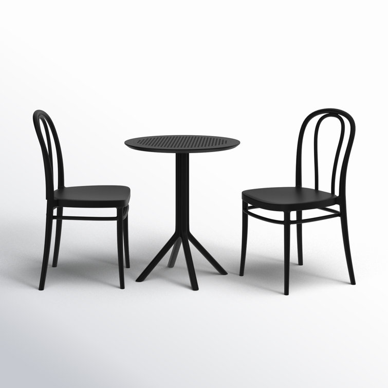 Farrah Round 2 - Person 24" Long Bistro Set