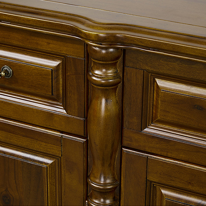 Solid Camphor Wood Entryway Cabinet