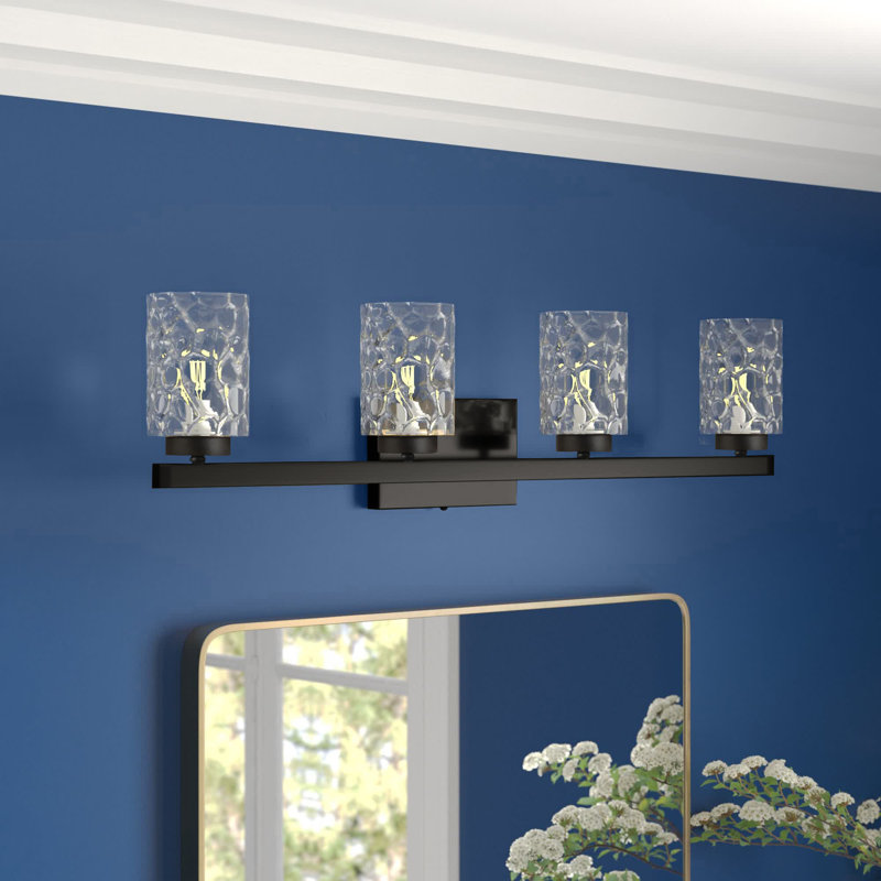 Applique murale à intensité variable Shutesbury, H 7,7 po x l 5,5 po x P 14 po, Deux lumières, Noir