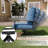 9 PCS Outdoor Metal Conversation Set For 10 Person-677971875