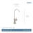 Chrome one-handle high arc beverage faucet-95333421