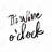 It's Wine O'clock II Canvas | White Kitchen Home Decor
