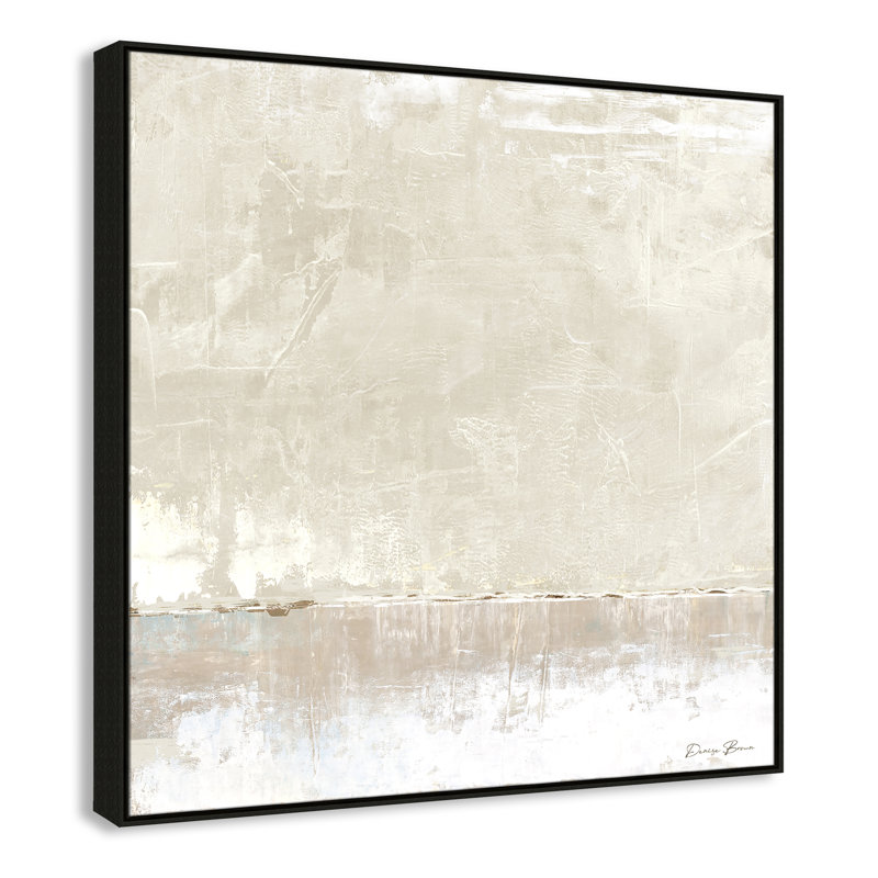Delevan Better Days - reproduction de cadre flottant sur toile, H 46,5 po x l 46,5 po, Noir