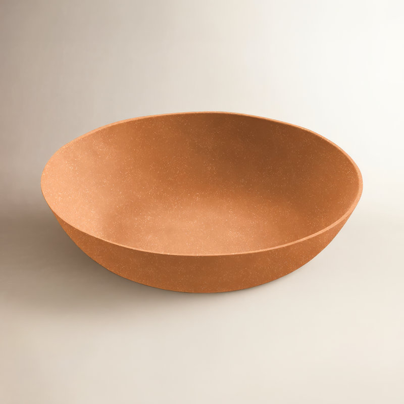 Laya Melamine Pasta Bowl, Terra Cotta
