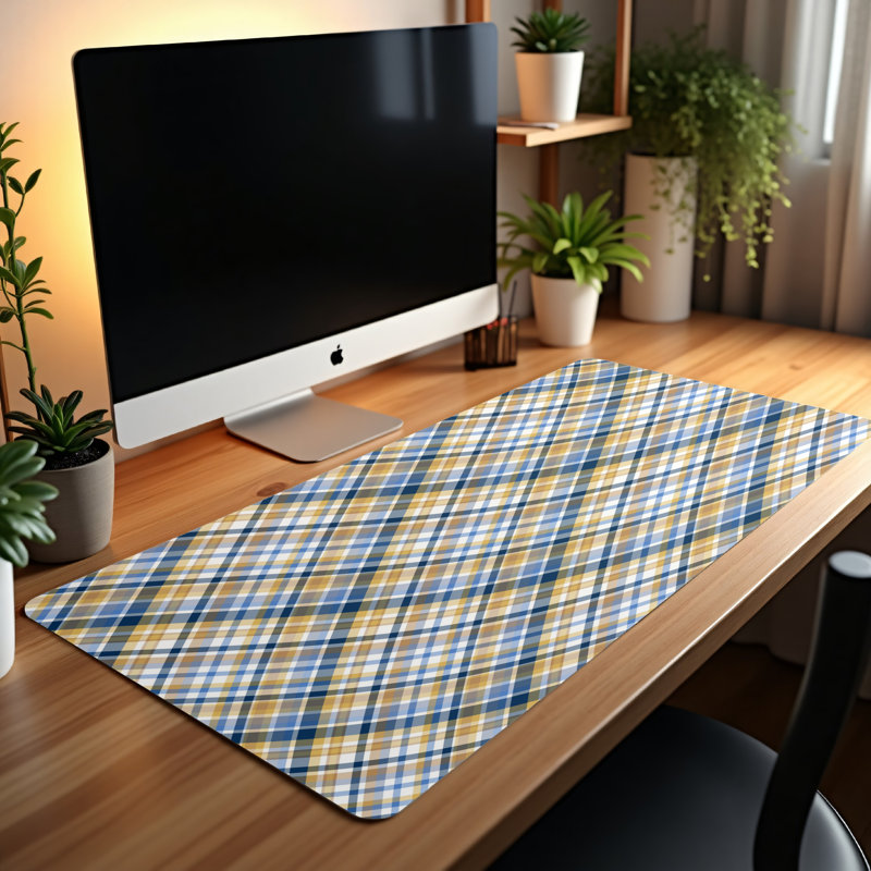 Polyester Desk Pad, 14.4x12.1