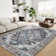 Tapis oriental vintage lavable à la machine