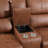 75.2'' Wide 2 - Seater Faux Leather Recliner Loveseat With Storage & Cup Holders-116034567