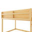 Lit superposé simple en bois massif pour plancher bas avec rangement pour livres et coussins Loft convertible en rangement, garde-corps pleine longueur, 3 marches idéales pour petites chambres, capacité de poids de 250 lb