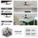 52 Inch 5 Blades DC Motor Smart Ceiling Fan with Remote and Light Kit.