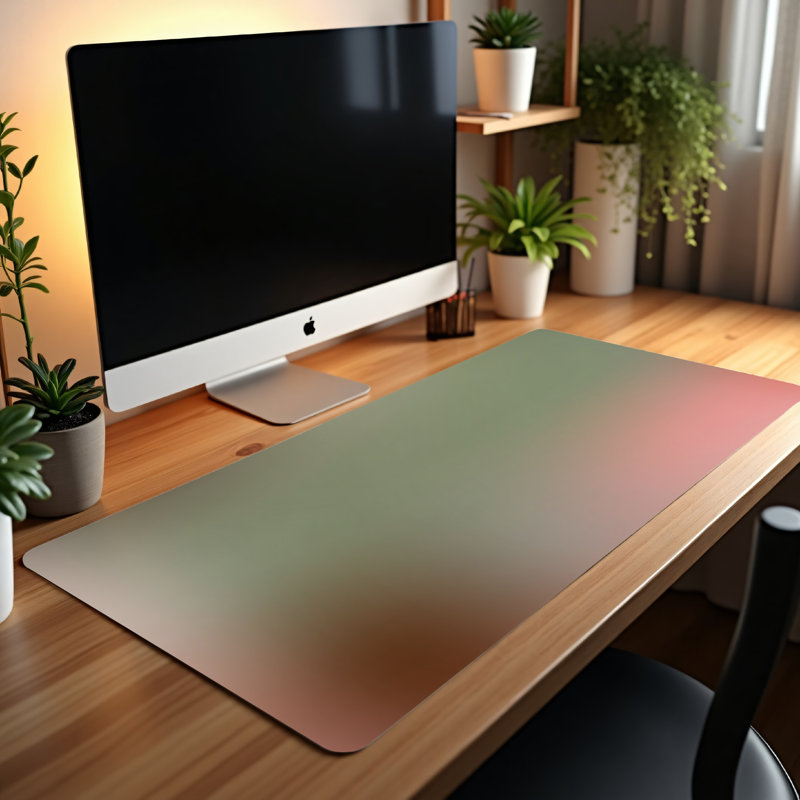 Polyester Desk Pad, 31.5x15.5