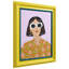 "Sunshine Chic", reproduction d'art numérique sur toile giclée à la main avec cadre baroque bicolore