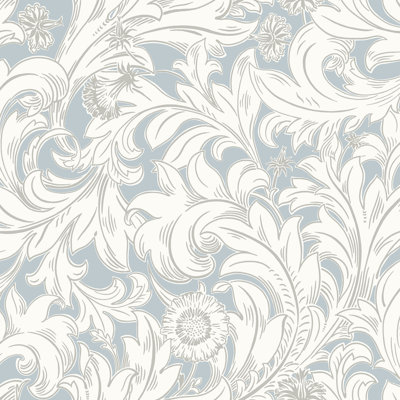 Missouri Scroll 33' L x 20.5" W Wallpaper Roll