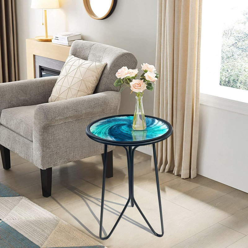 Table d'appoint en métal pour table d'appoint