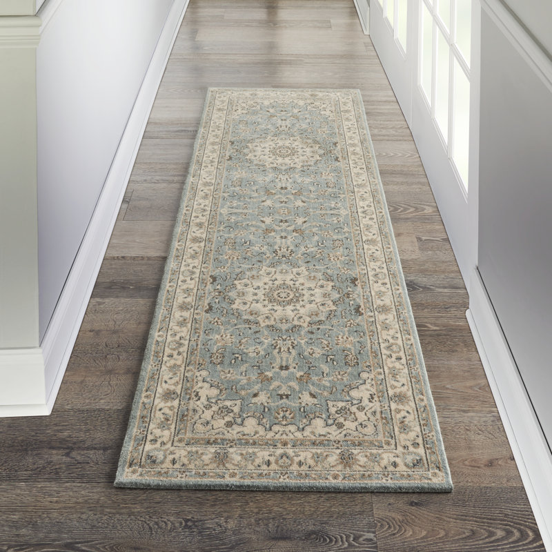 Living Treasures Oriental Wool Area Rug, Runner 76 x 244cm