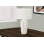 Lighting, H 27 po, lampe de table, céramique crème, abat-jour ivoire / crème, moderne