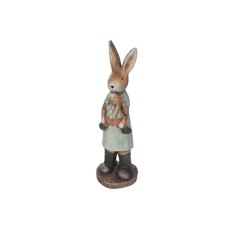 Figurine de lapin d'extérieur 21,65 po