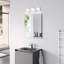 Éclairage pour meuble-lavabo à DEL 3 lumières à intensité variable, barre de salle de bain chromée pour salle de bain, miroir de meuble-lavabo et salon-107041947-107041945