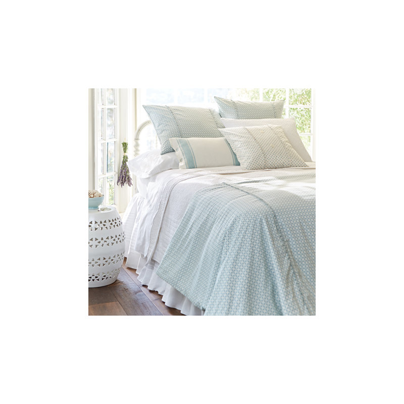 Charleston Duvet Cover, Aqua, Twin Duvet Cover